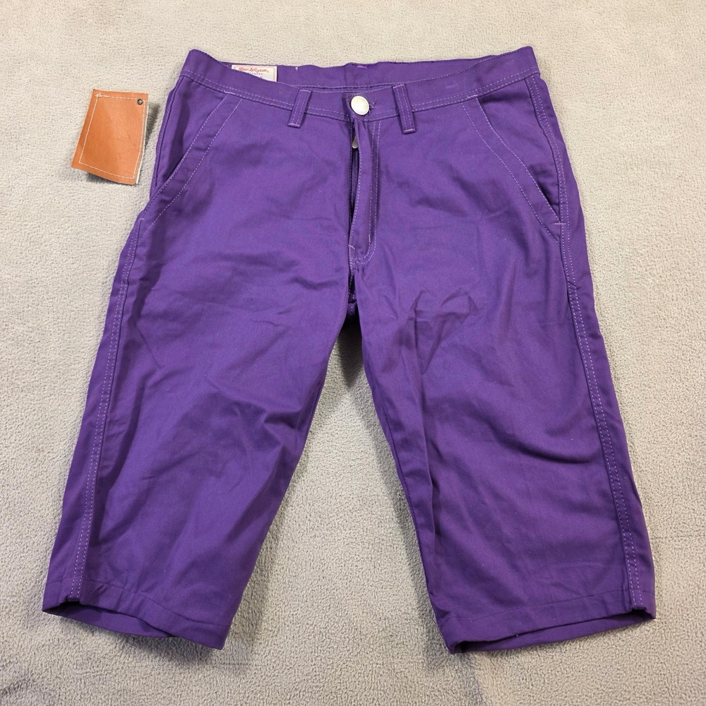 True Religion Shorts NWT Mens 36x15 Purple Section Skater Streetwear Y2K Cargo
